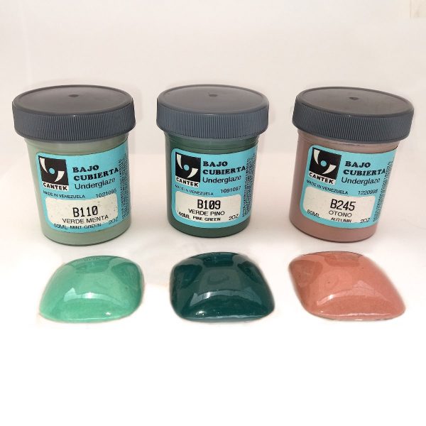 Ingobe Set de engobes tres colores – Taller del Alma